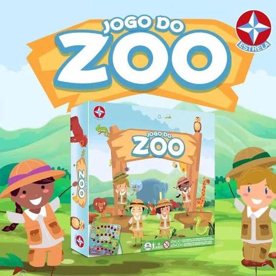 Jogo de tabuleiro jogo do zoo (zoologico) - estrela - Jogos de ...