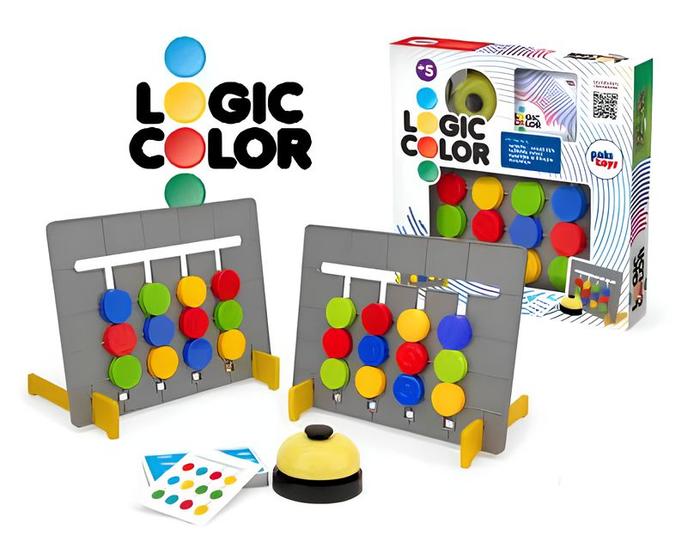 Imagem de Jogo De Tabuleiro Logic Color Brinquedo Educativo Pakitoys