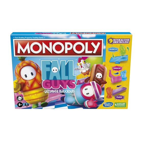 Imagem de Jogo de Tabuleiro Monopoly com Obstáculos Interativos e Dado Knockout