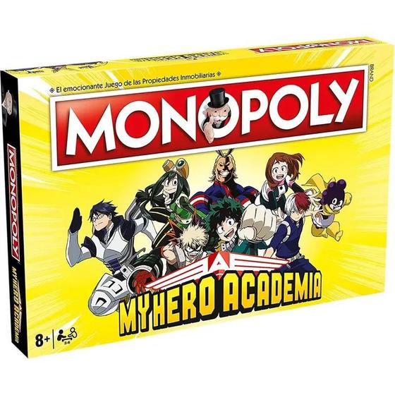 Imagem de Jogo De Tabuleiro Monopoly My Hero Academia Hasbro Wm00826 2 6 Jogadores