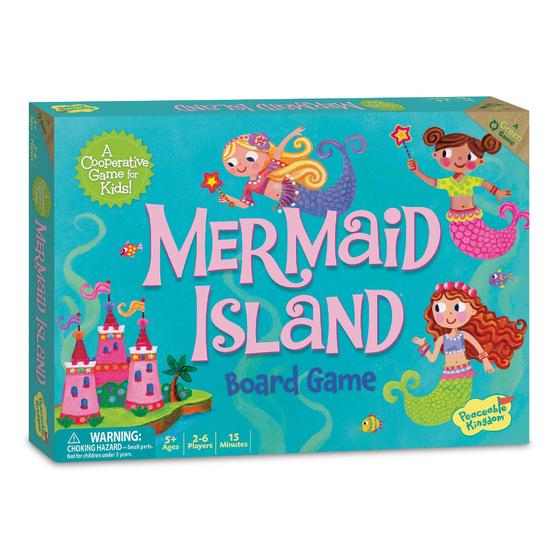 Imagem de Jogo de Tabuleiro Peaceable Kingdom Mermaid Island Kids 5+ Years