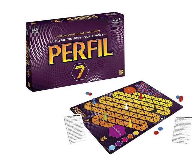 Jogo de Tabuleiro Perfil 7 - Grow - Jogos de Cartas - Magazine Luiza