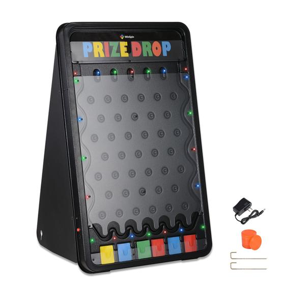 Imagem de Jogo de tabuleiro Prize Drop WinSpin 30x19cm com luz LED de 10 discos