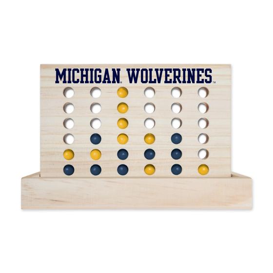 Imagem de Jogo de tabuleiro Rico Industries NCAA Michigan Wolverines 4 em uma linha