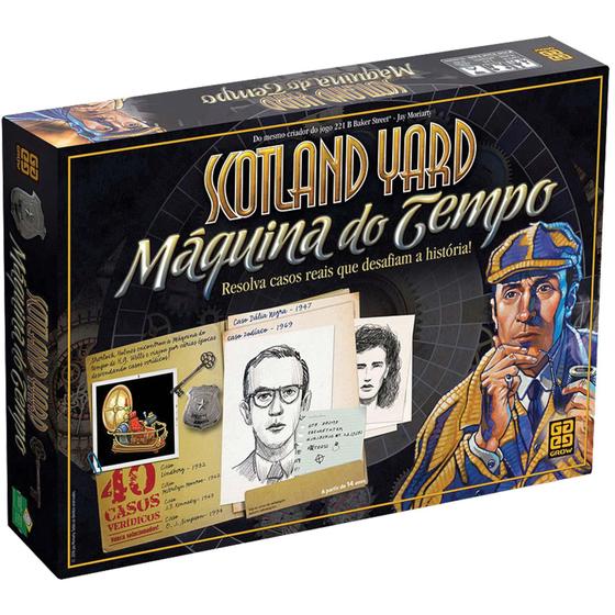 Jogo de tabuleiro Scotland Yard Máquina Do Tempo Grow Jogos de Tabuleiro Magazine Luiza