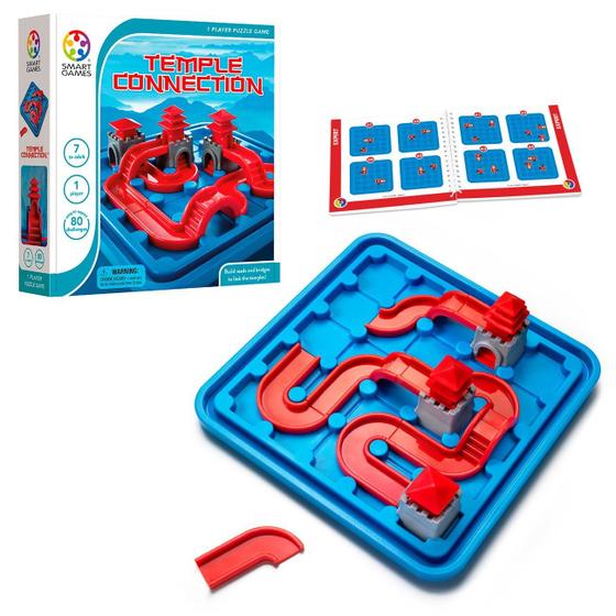 Imagem de Jogo de Tabuleiro SmartGames Temple Connection 3D - Puzzle para Crianças a partir de 7 anos