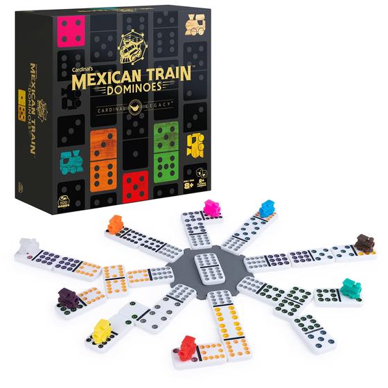 Imagem de Jogo de Tabuleiro Spin Master Games Legacy Deluxe Mexican Train Dominoes