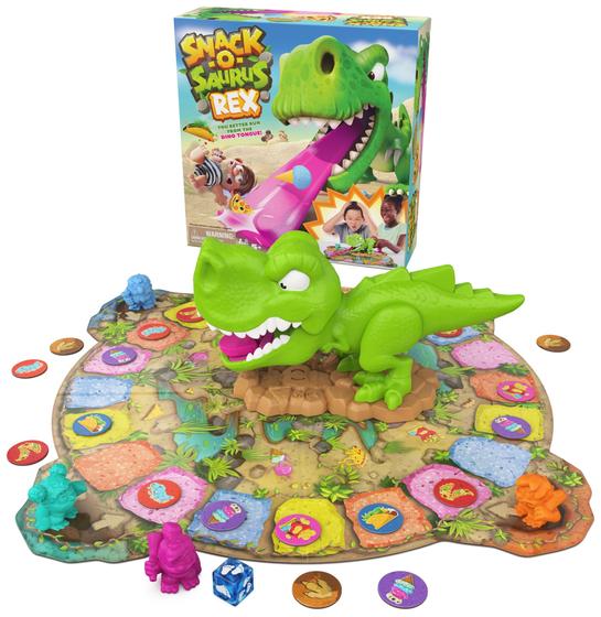 Imagem de Jogo de Tabuleiro Spin Master Games Snack-O-Saurus Rex Kids 5+