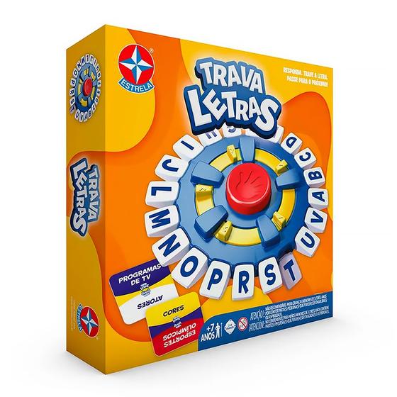 Jogo de Tabuleiro Trava Letras Estrela Original Menor preço em Jogo de Tabuleiro Trava Letras Estrela Original