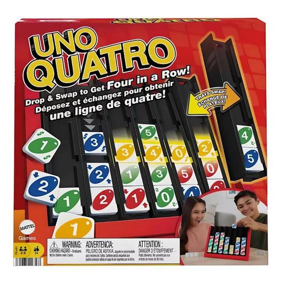 Imagem de Jogo de Tabuleiro Uno Quatro Mattel