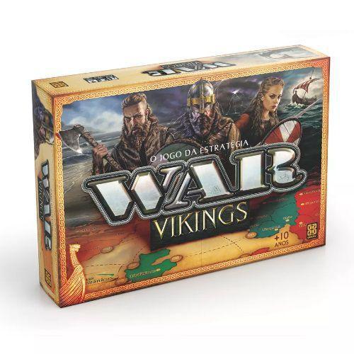 Jogo de Tabuleiro WAR Vikings GROW 3450 Menor preço em Jogo de Tabuleiro WAR Vikings GROW 3450