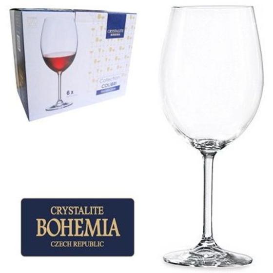 Imagem de Jogo de Taças 06 Peças para Vinho de Cristal Gastro 590ml Bohemia