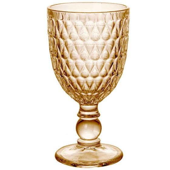 Imagem de Jogo de Taças Amelie em Vidro Ambar Luster 6pçs 330ml 17cm - L'Hermitage