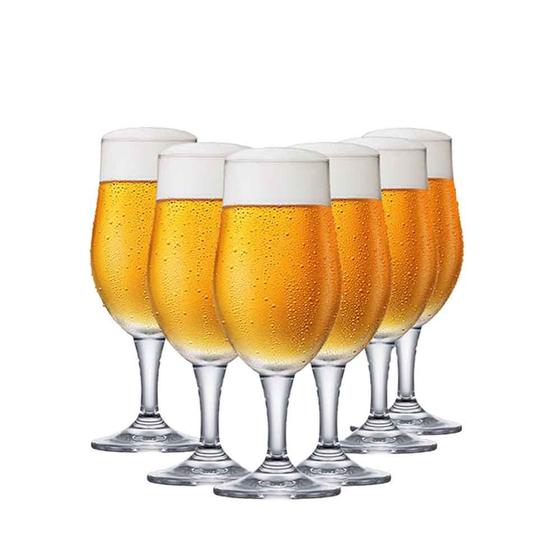 Imagem de Jogo de Taças de Cristal Blond P para Cerveja 265ml 6pcs - Ruvolo