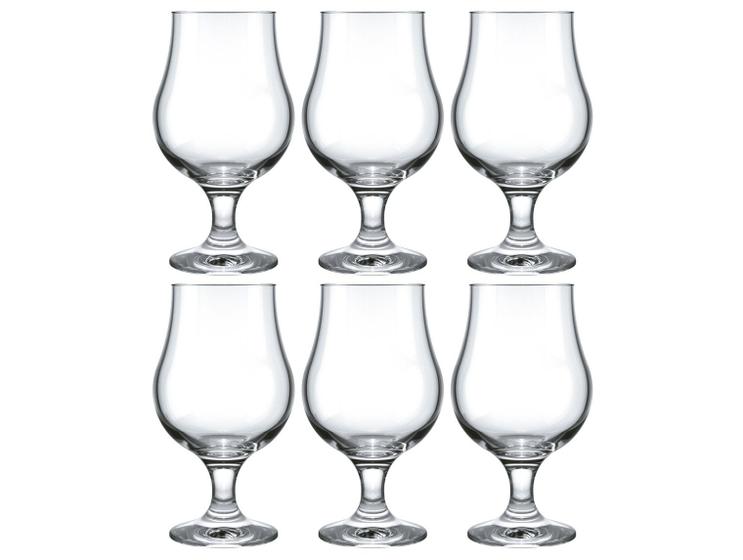 Jogo de Taças de Vidropara Cerveja 400ml 6 Peças Nadir Dublin Imagem de Jogo de Taças de Vidropara Cerveja 400ml 6 Peças Nadir Dublin