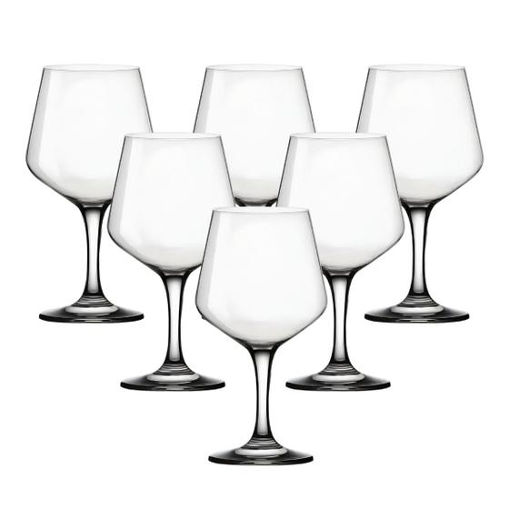 Imagem de Jogo De Taças De Vinho Água Sobremesa Vidro 6 Peças Original