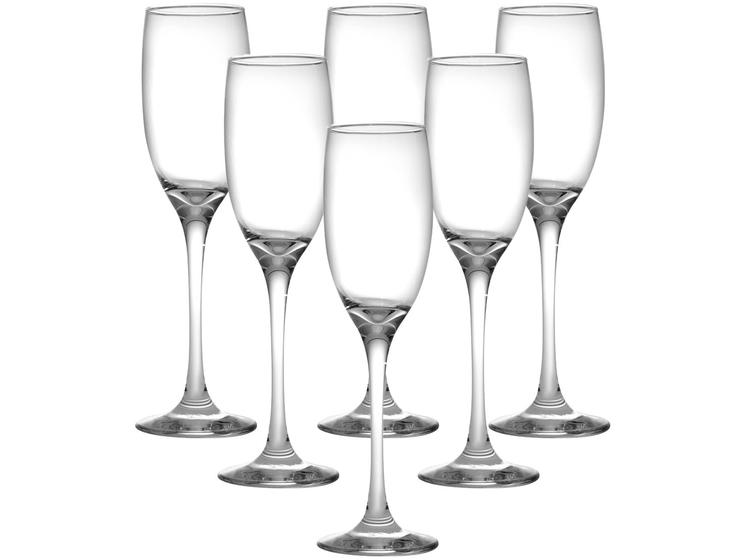 Jogo de Taças para Champanhe Vidro 6 Peças 190ml Menor preço em Jogo de Taças para Champanhe Vidro 6 Peças 190ml