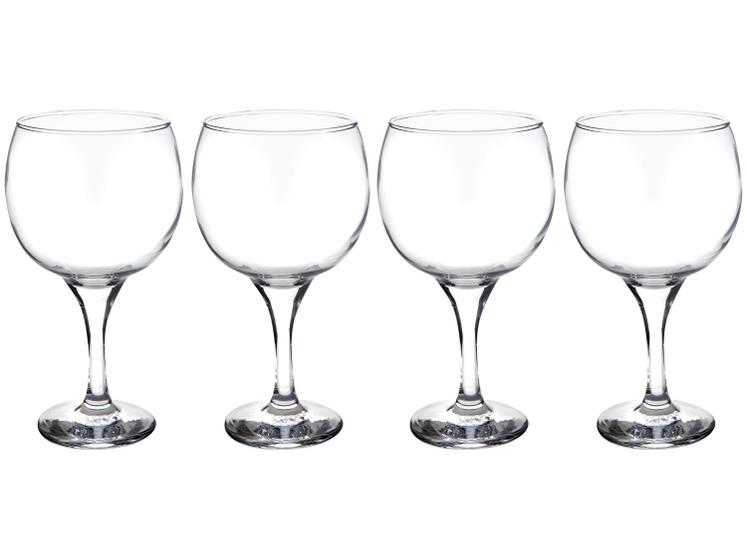 Jogo de Taças para Gin de Vidro 600ml 4 peças Nadir 7948 Imagem de Jogo de Taças para Gin de Vidro 600ml 4 peças Nadir 7948