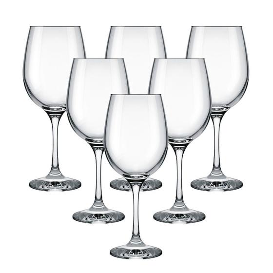 Jogo de Taças para Vinho Nadir Barone 490ml 6 Peças