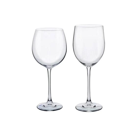 Imagem de Jogo de taças vinho em cristal Bohemia Vintage 820ml 2 peças 40.502.820