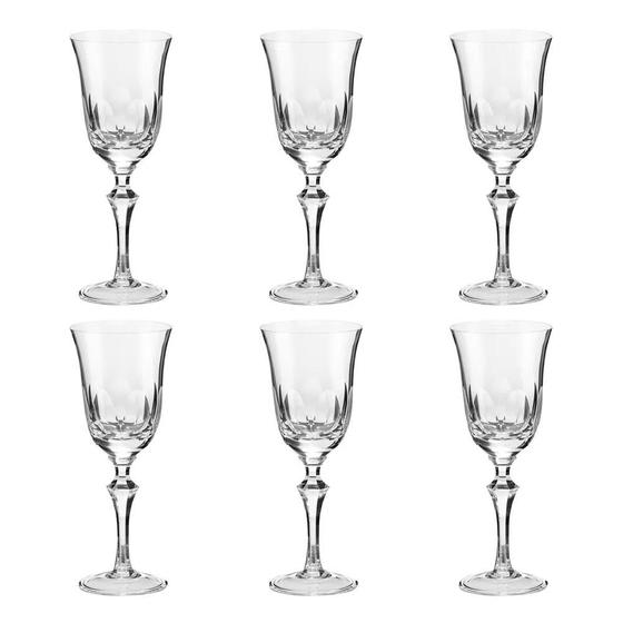 Imagem de Jogo de taças vinho tinto em cristal Strauss Clássicos 237.055 6 peças 350ml