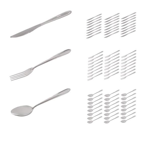 Jogo de Talheres Com 72 Peças Garfo Colher Faca Inox Polido é boa?