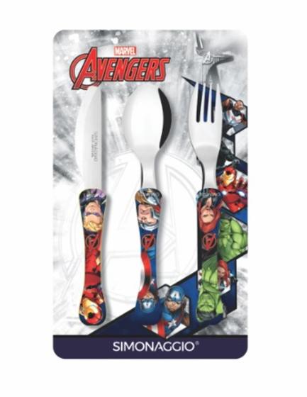 Imagem de Jogo de talheres marvel kids 3pcs vingadores