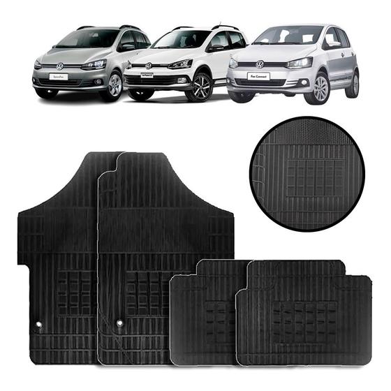 Jogo de Tapete de Borracha Preto para Volkswagen Fox/crossfox/spacefox 2019 a 2022 4 Peças - Carfloor G025.0 Menor preço em Jogo de Tapete de Borracha Preto para Volkswagen Fox/crossfox/spacefox 2019 a 2022 4 Peças - Carfloor G025.0