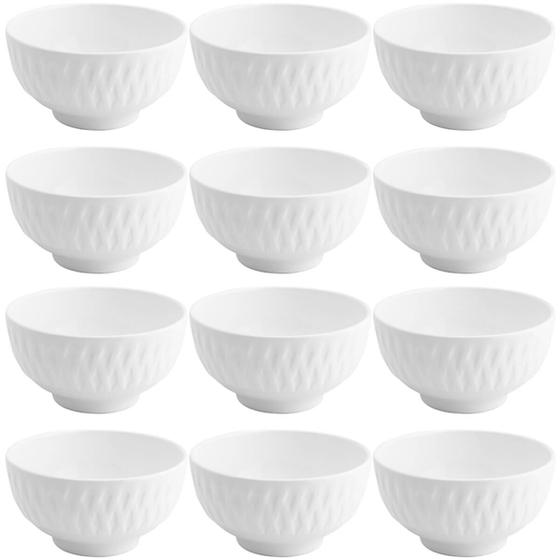 Imagem de Jogo de Tigelas de Porcelana 270ml Ballon Lyor 12pçs Cumbucas para Sobremesa Petiscos