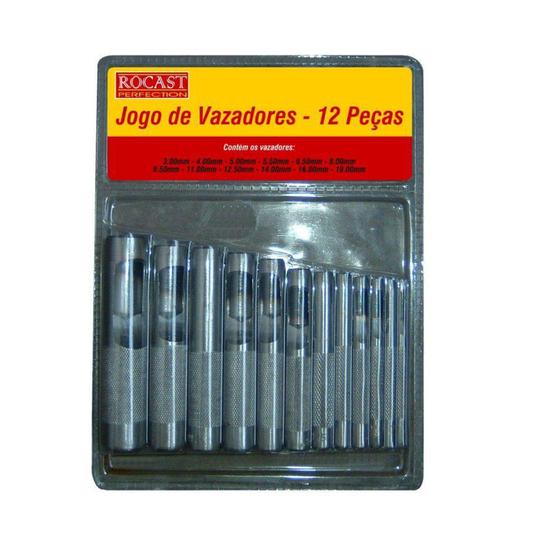 Imagem de Jogo de Vazadores - 3,0 a 19 - Ref. 12 PCS Rocast 59,0016