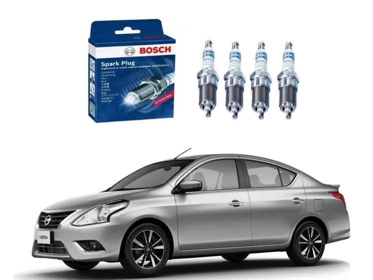 Jogo de velas ignição bosch nissan versa 1.6 16v 2015 a 2019 - Vela de ...