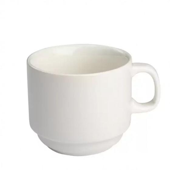 Jogo de Xícara de Chá Sem Pires Empilhavel 200ml - Porcelart Menor preço em Jogo de Xícara de Chá Sem Pires Empilhavel 200ml - Porcelart