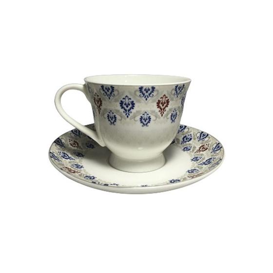 Jogo de Xícaras Chá Porcelana 12 pçs 6xícars+6pratos 170 ml Menor preço em Jogo de Xícaras Chá Porcelana 12 pçs 6xícars+6pratos 170 ml