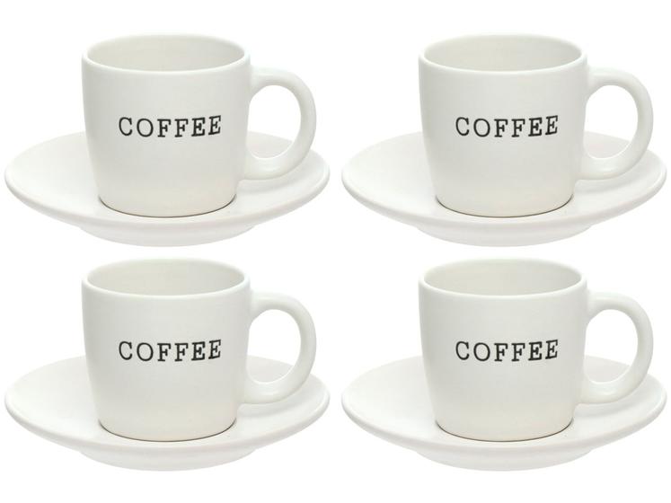 Jogo de Xícaras de Café 130ml Coffee Hauskraft Cremona 4 Peças