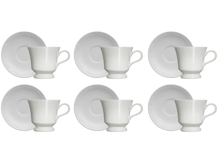 Imagem de Jogo de Xícaras de Café Porcelana 80ml Germer