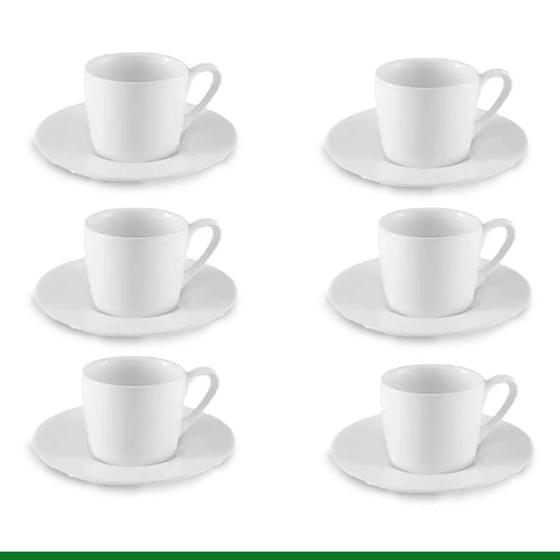 Jogo De Xícaras De Porcelana Para Café Chá Com 12 Peças 90ml Menor preço em Jogo De Xícaras De Porcelana Para Café Chá Com 12 Peças 90ml