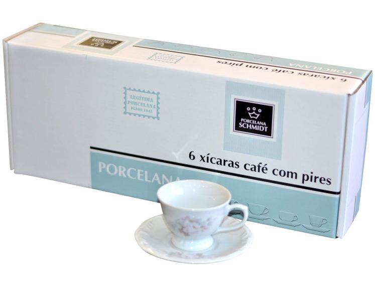 Imagem de Jogo de Xícaras para Café Porcelana 12 Peças