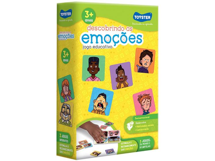 Jogo Descobrindo as Emoções Tabuleiro Menor preço em Jogo Descobrindo as Emoções Tabuleiro