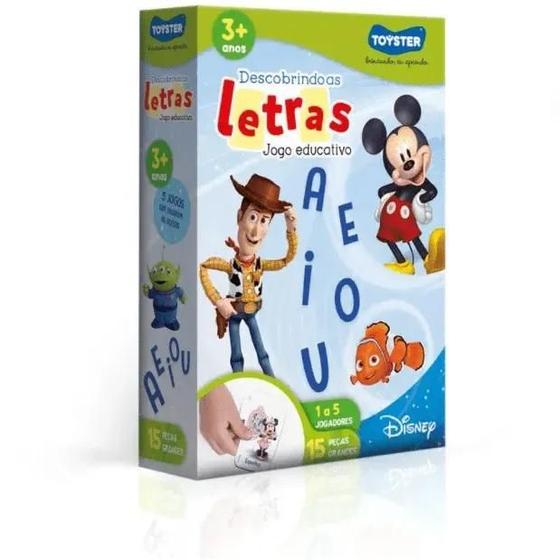 Imagem de Jogo Descobrindo As Letras 15 Peças Disney Toyster