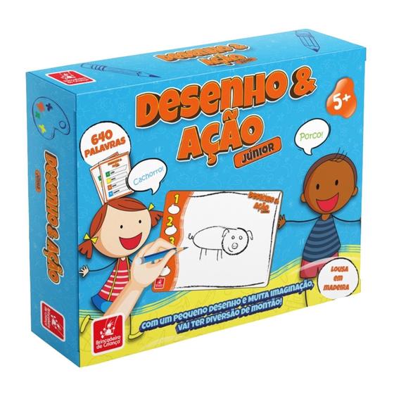 Jogo Desenho E Ação Acertar Palavras Crianças 6 Anos - Brincadeira De ...