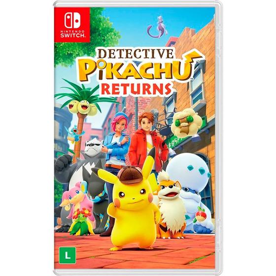 Imagem de Jogo Detective Pikachu Returns Nintendo Switch Mídia Física