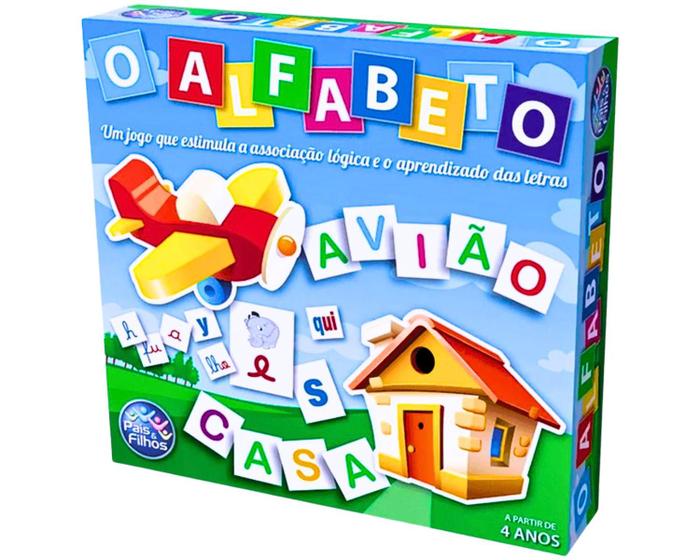 Imagem de Jogo Didatico O Alfabeto Formando Palavras Aprenda Brincando