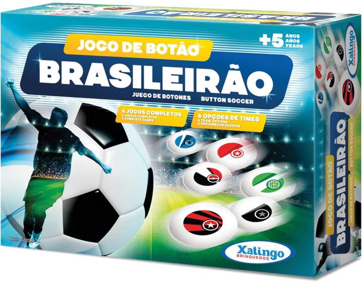 Imagem de Jogo diverso Botoes Brasileirao com 4 Times Xalingo