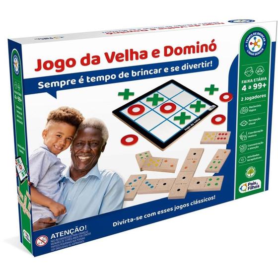 Imagem de Jogo Diverso Jogo da Velha + Dominó