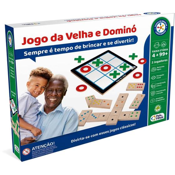 Imagem de Jogo Diverso Jogo da Velha e Dominó