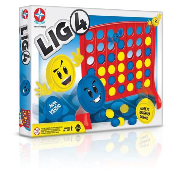 Imagem de Jogo diverso lig 4 a partir de 5 anos estrela