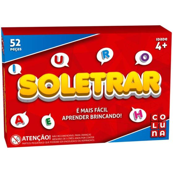 Imagem de Jogo Diverso Soletrar 52 Pecas - Coluna