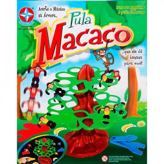 Jogo Divertido Pula Macaco - Estrela Menor preço em Jogo Divertido Pula Macaco - Estrela