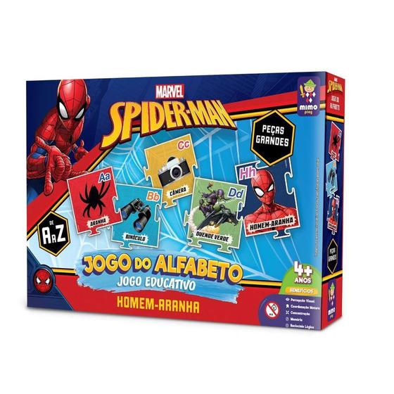 Imagem de Jogo Do Alfabeto Homem Aranha - Mimo