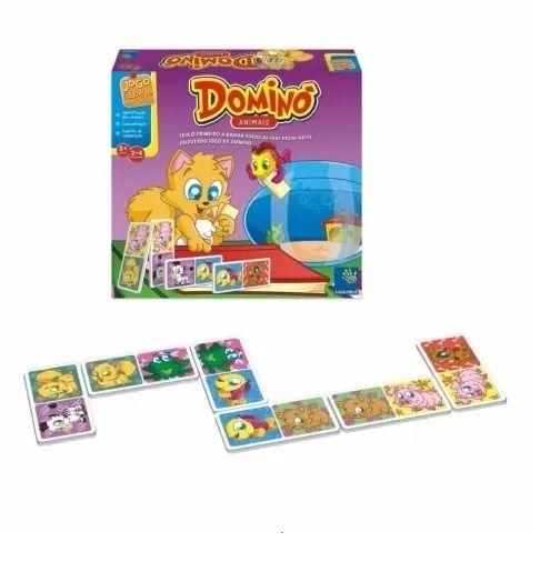 Imagem de Jogo Dominó De Animais Brinquedo Educativo - Abc Brinquedos